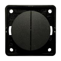 BMC2N DOPPIO INTERRUTTORE UNIPOLARE BERKER GRIGIO