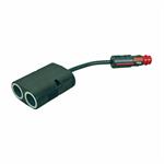 R418/2R ADATTATORE SPINA 12V UNIV./2 PRESE 12V AUTO DIAM.21