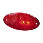 LUCE INGOMBRO SBALZO ORIZZONTALE + CATADIOTTRO 2LED