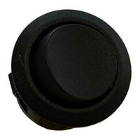 INTERRUTTORE TONDO NERO DA INCASSO DIAM. 20MM. CF.PZ: 5