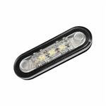 PLAF. MOD.30 3LEDS BIANCHI 12/24V TRASPARENTE