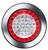BBS 735b/12V FANALE A LED SERIE 735 CON ANELLO CROMATO