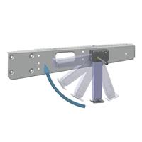 COPPIA PIEDINI CLICFIX MIN.310-MAX.424 MM.